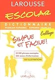 Escolar dictionnaire français-espagnol espagnol-français = Diccionario francés-espanol espanol-francés