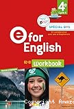 E for english 4e - Cycle 4 - Workbook spécial DYS