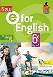 New E for english 6e - Manuel élève